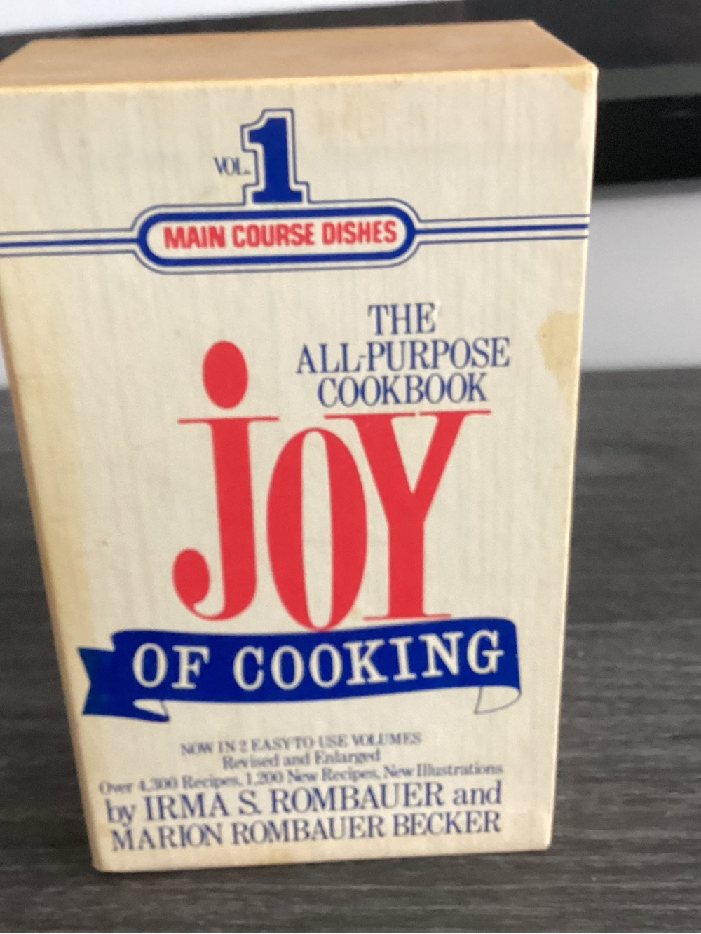 Vtg. The Joy of Cooking 1970s 2 volume paperback editions in original case.